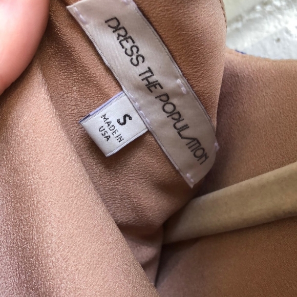 Dress The Population Paige Embroidered Dress - Cobalt blue - Picture 7 of 7